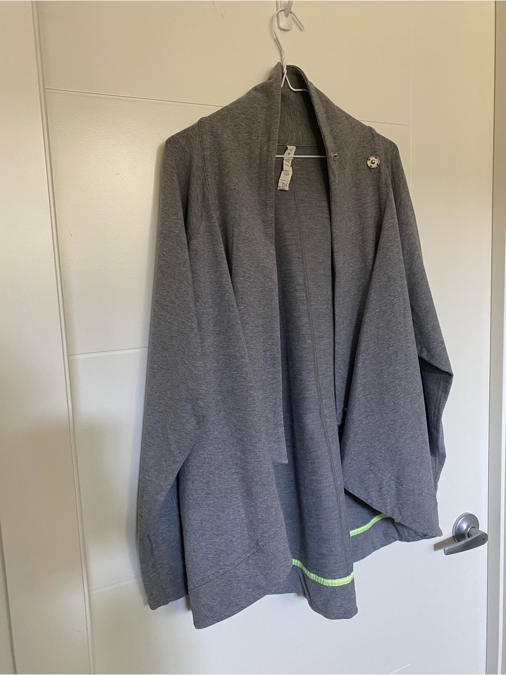 lululemon athletica Gray Wrap Cardigan